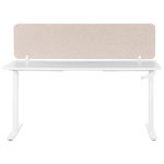 Schreibtischtrennwand beige 160 x 40 cm WALLY