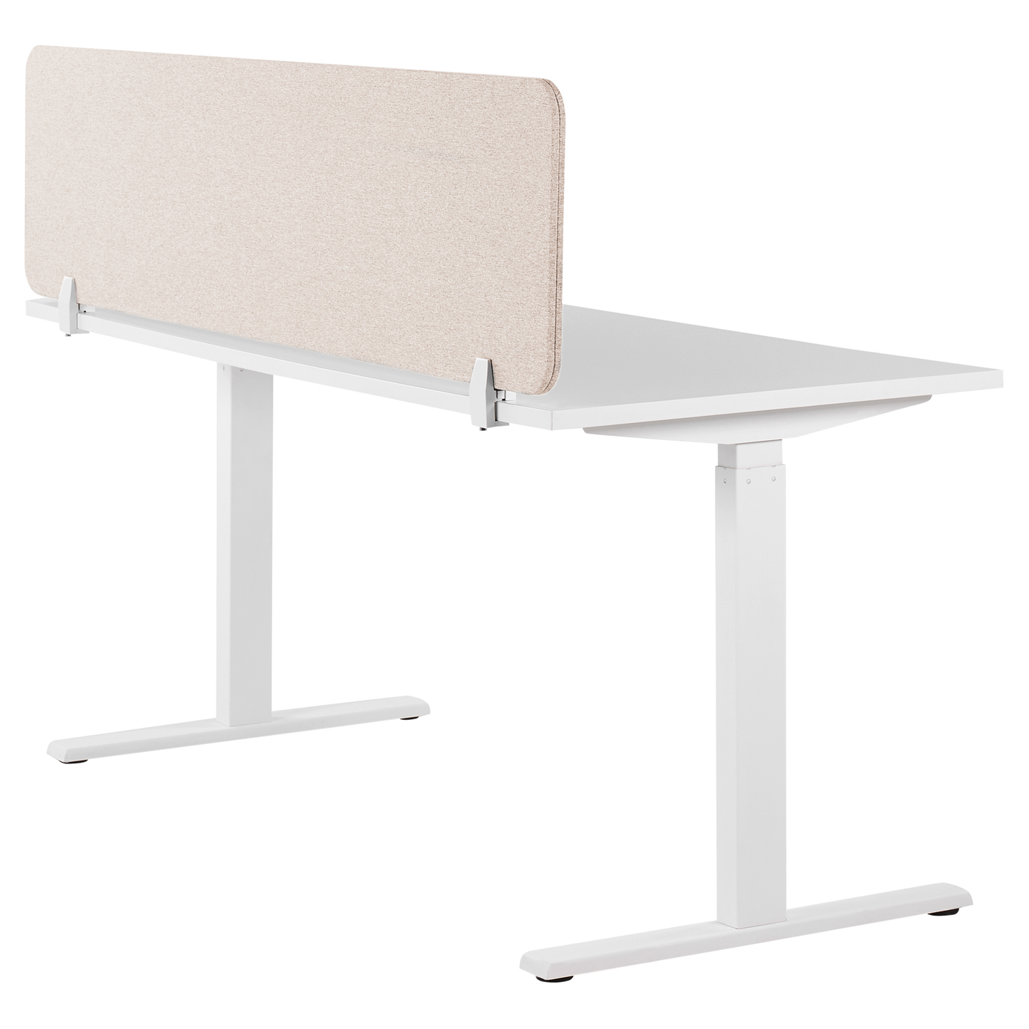 Schreibtischtrennwand beige 160 x 40 cm WALLY