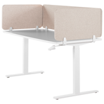 Schreibtischtrennwand beige 160 x 40 cm WALLY