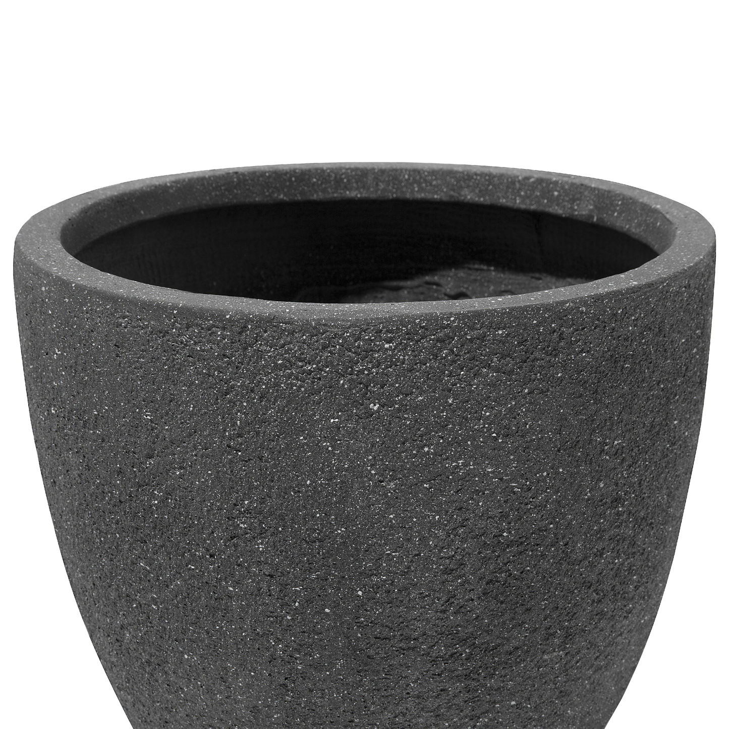 Blumenkübel KANNIA Keramik 36 cm Graphitgrau