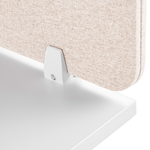 Schreibtischtrennwand beige 160 x 40 cm WALLY