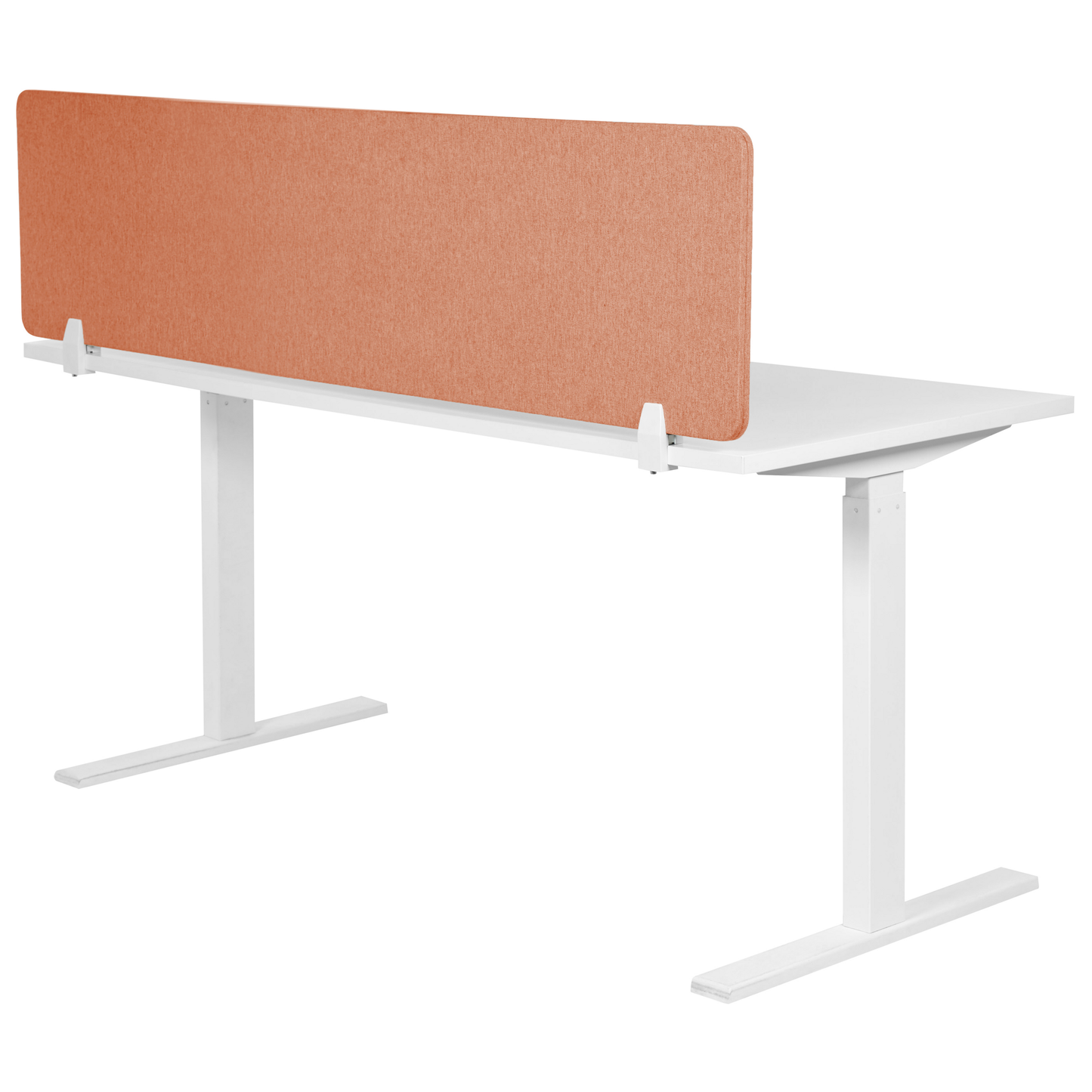 Schreibtischtrennwand hellrot 160 x 40 cm WALLY
