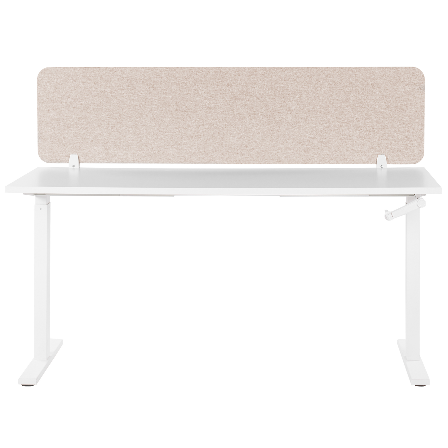 Schreibtischtrennwand beige 180 x 40 cm WALLY