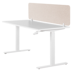 Schreibtischtrennwand beige 180 x 40 cm WALLY