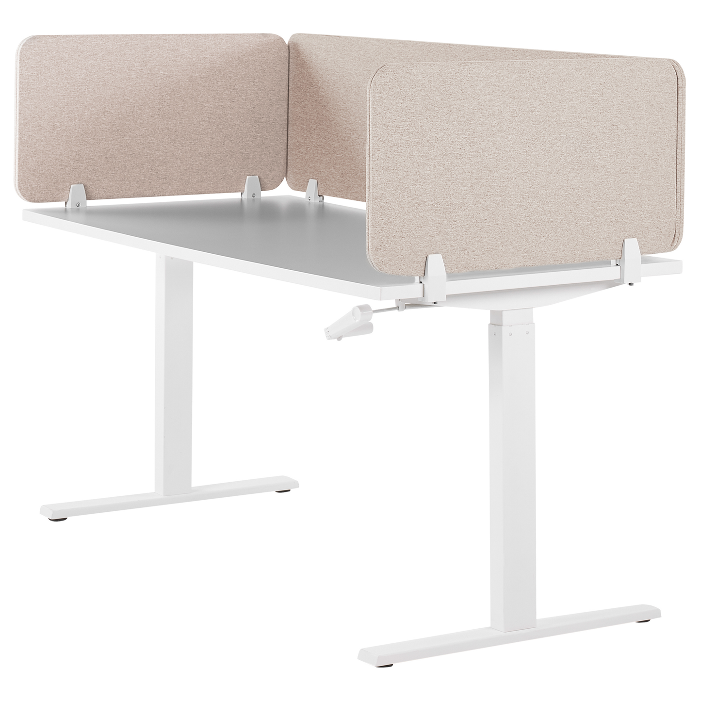 Schreibtischtrennwand beige 180 x 40 cm WALLY
