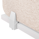 Schreibtischtrennwand beige 180 x 40 cm WALLY