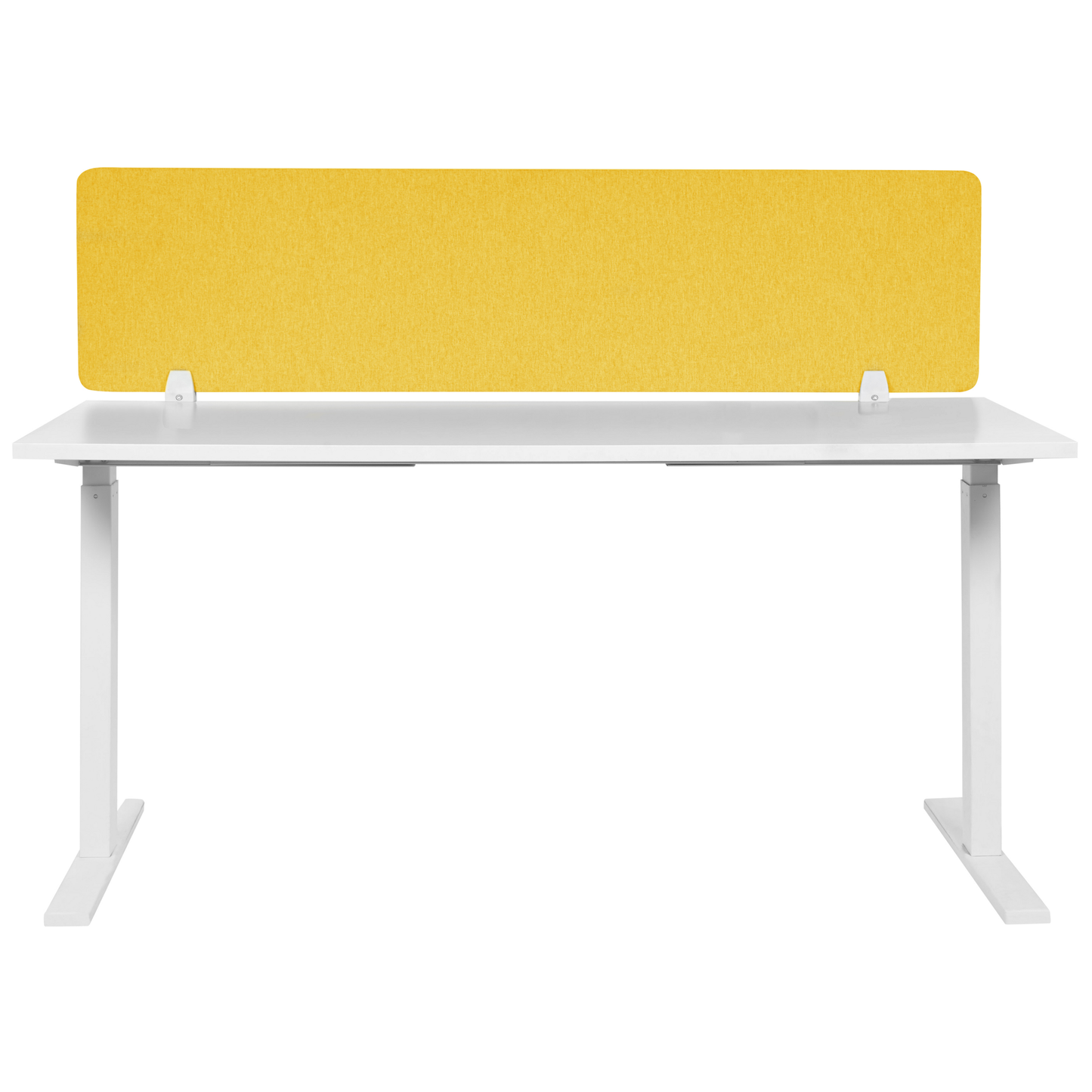 Schreibtischtrennwand senfgelb 180 x 40 cm WALLY