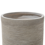 Blumentopf hellbeige rund 26 x 26 x 25 cm SAMOS