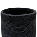Blumentopf schwarz rund 26 x 26 x 25 cm SAMOS