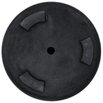 Blumentopf schwarz rund 26 x 26 x 25 cm SAMOS