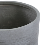 Blumentopf grau rund 26 x 26 x 25 cm SAMOS