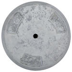 Blumentopf grau rund 34 x 34 x 32 cm SAMOS