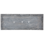 Blumentopf schwarz rechteckig 80 x 30 x 92 cm THIMENA