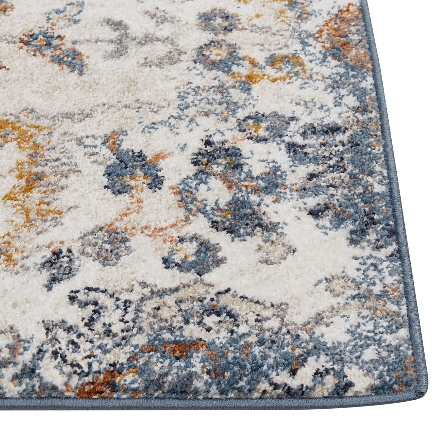Teppich mehrfarbig 80 x 300 cm abstraktes Muster AKORI