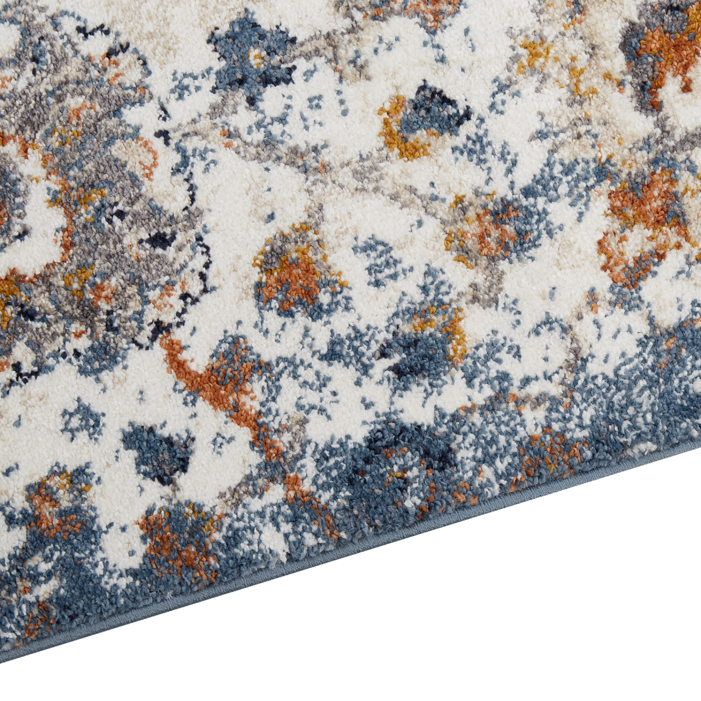 Teppich mehrfarbig 80 x 300 cm abstraktes Muster AKORI