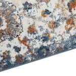 Teppich mehrfarbig 80 x 300 cm abstraktes Muster AKORI