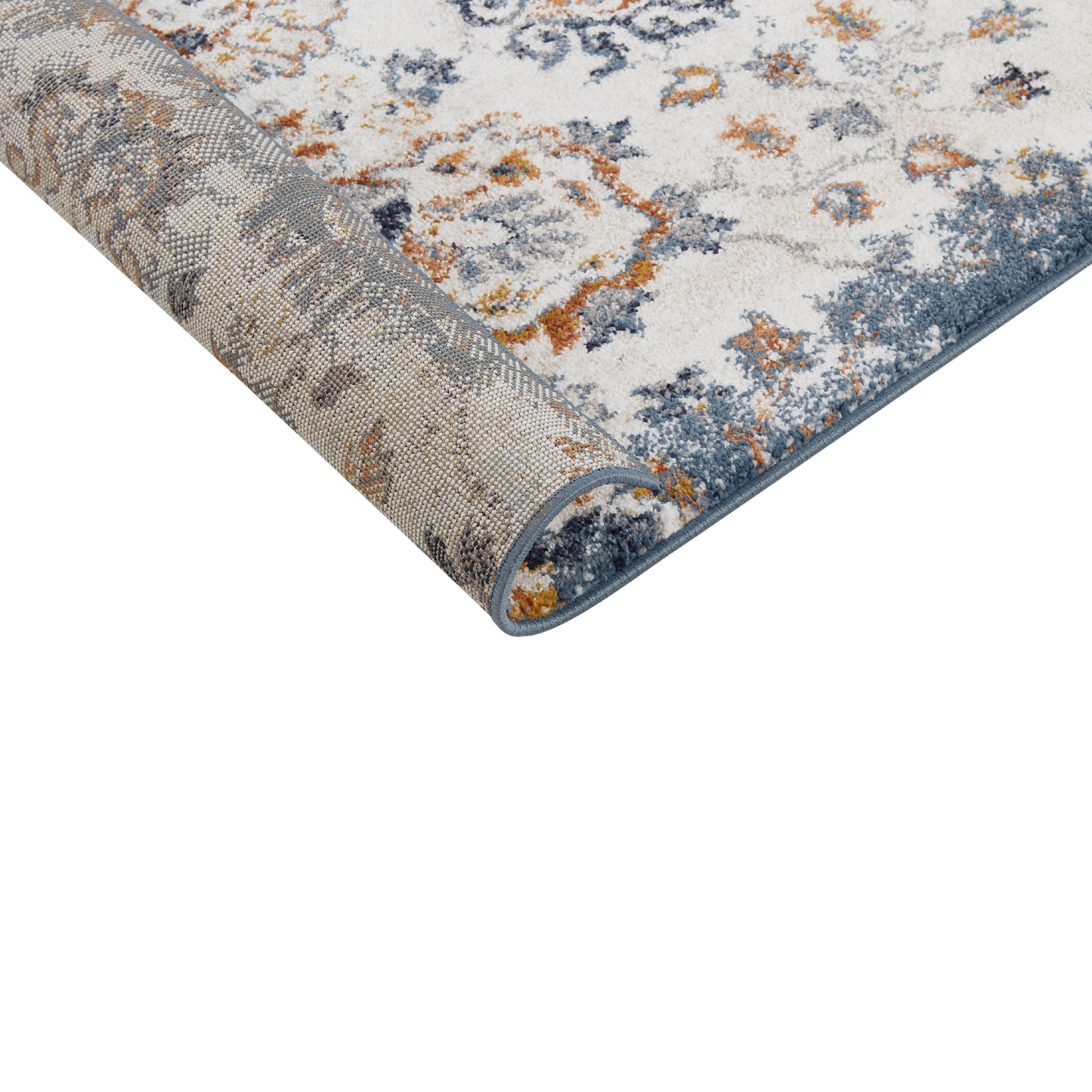 Teppich mehrfarbig 80 x 300 cm abstraktes Muster AKORI