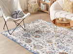 Teppich mehrfarbig 200 x 300 cm abstraktes Muster AKORI