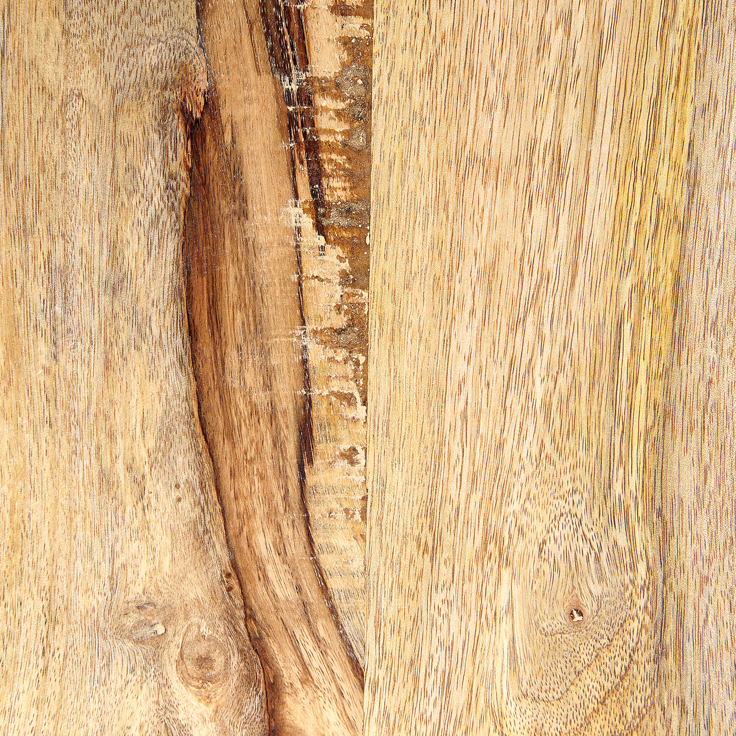 Beistelltisch Mango Holz hellbraun / schwarz rund ⌀ 36 cm WILLS