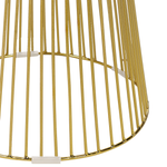 Beistelltisch Marmor weiss / gold rund ø 42 cm CHEYNES