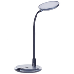 LED Schreibtischlampe COLUMBA verstellbar Metall Schwarz