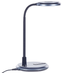 LED Schreibtischlampe COLUMBA verstellbar Metall Schwarz