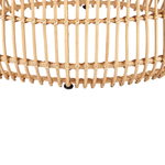 Garten Beistelltisch Rattan natürlich ⌀ 85 cm RANDAZZO