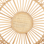 Garten Beistelltisch Rattan natürlich ⌀ 85 cm RANDAZZO