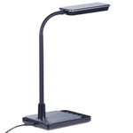 LED Schreibtischlampe CENTAURUS mit Dimmer Metall Schwarz