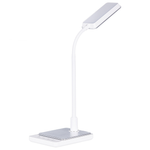 LED Schreibtischlampe CENTAURUS mit Dimmer Metall Weiss
