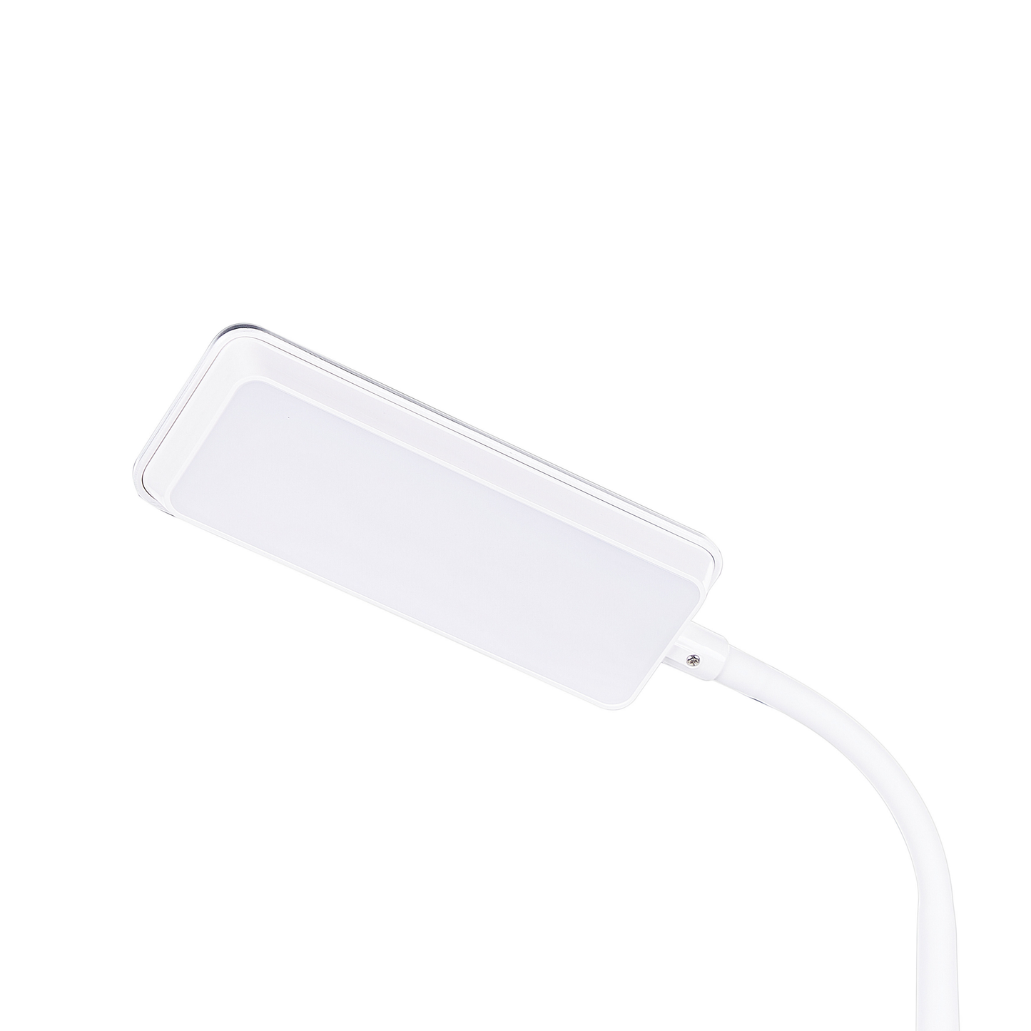 LED Schreibtischlampe CENTAURUS mit Dimmer Metall Weiss