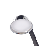 LED Schreibtischlampe CHAMAELEON mit Dimmer Metall Silber