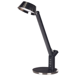 LED Schreibtischlampe CHAMAELEON mit USB-Anschluss Metall Messing