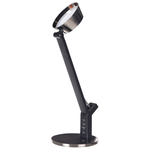 LED Schreibtischlampe CHAMAELEON mit USB-Anschluss Metall Messing