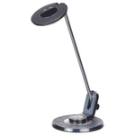 LED Schreibtischlampe CORVUS mit Dimmer Metall Schwarz
