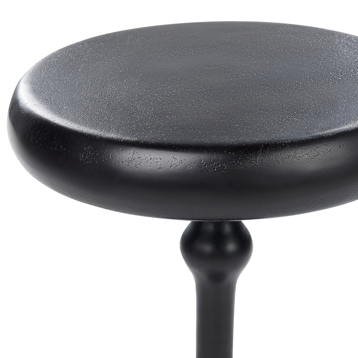 Beistelltisch Aluminium schwarz rund ø 30 cm ATAPO