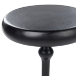 Beistelltisch Aluminium schwarz rund ø 30 cm ATAPO