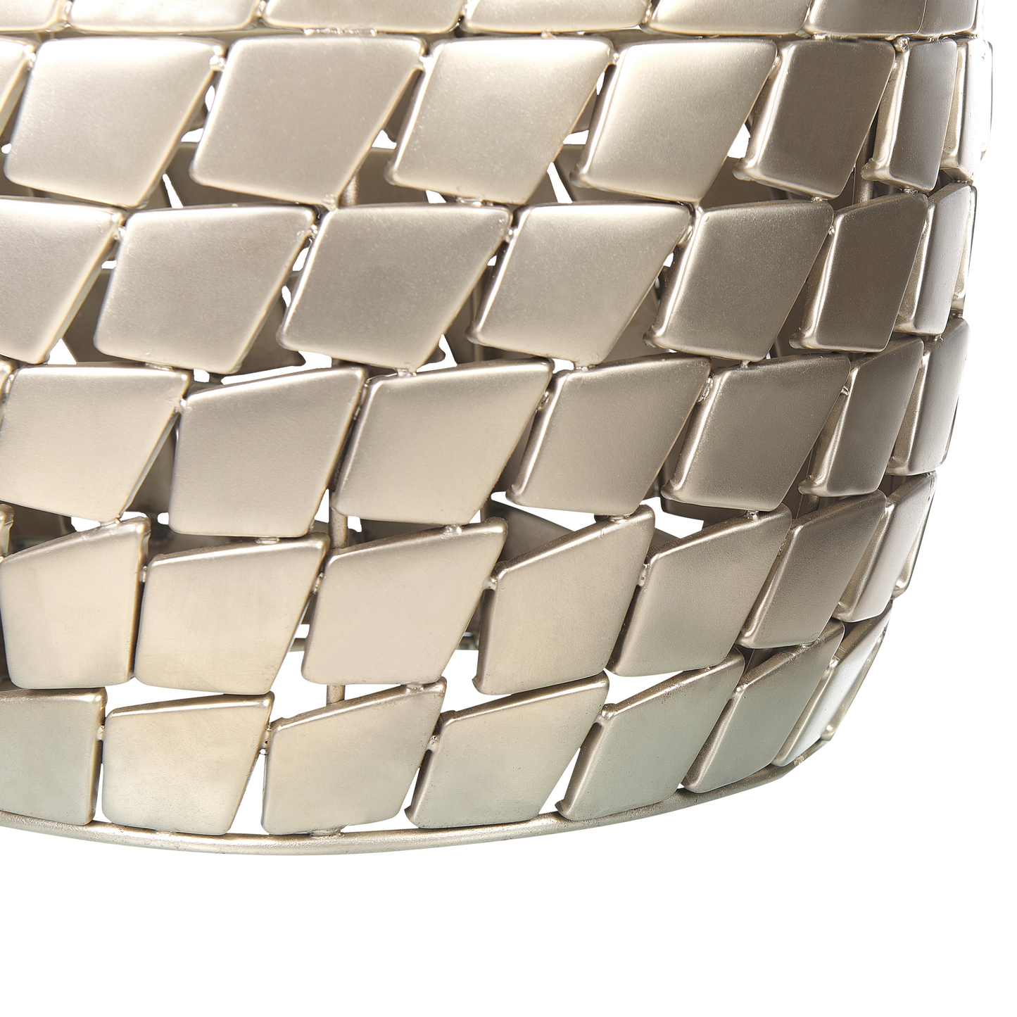 Beistelltisch Mango Holz hellbraun / silber rund ø 22 cm JABIRU