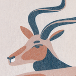 Dekokissen 2er Set ABAL 45 x 45 cm Beige Tiermuster