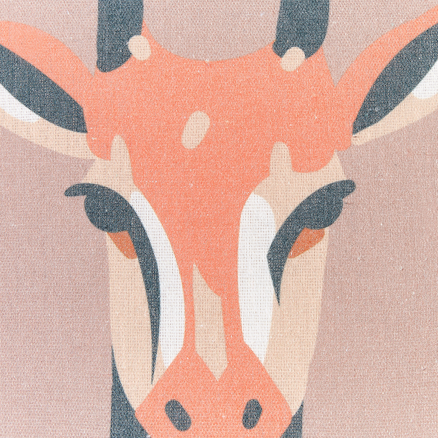 Dekokissen 2er Set CANDELABRA 45 x 45 cm Rosa Tiermuster