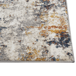 Teppich mehrfarbig 80 x 300 cm abstraktes Muster Kurzflor SHATIN