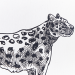 Dekokissen 2er Set MARULA Baumwolle 45 x 45 cm Weiss Tiermuster