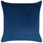 Dekokissen 2er Set MARULA Samtstoff 45 x 45 cm Marineblau Tiermuster