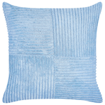 Dekokissen 2er Set MILLET Cord 43 x 43 cm Blau Geometrisches Muster
