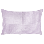 Dekokissen 2er Set MILLET Cord 30 x 50 cm Violett Geometrisches Muster