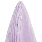 Dekokissen 2er Set MILLET Cord 30 x 50 cm Violett Geometrisches Muster