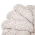 Dekokissen 2er Set AKOLA Bouclé 31 x 31 cm Cremeweiss Ohne Muster