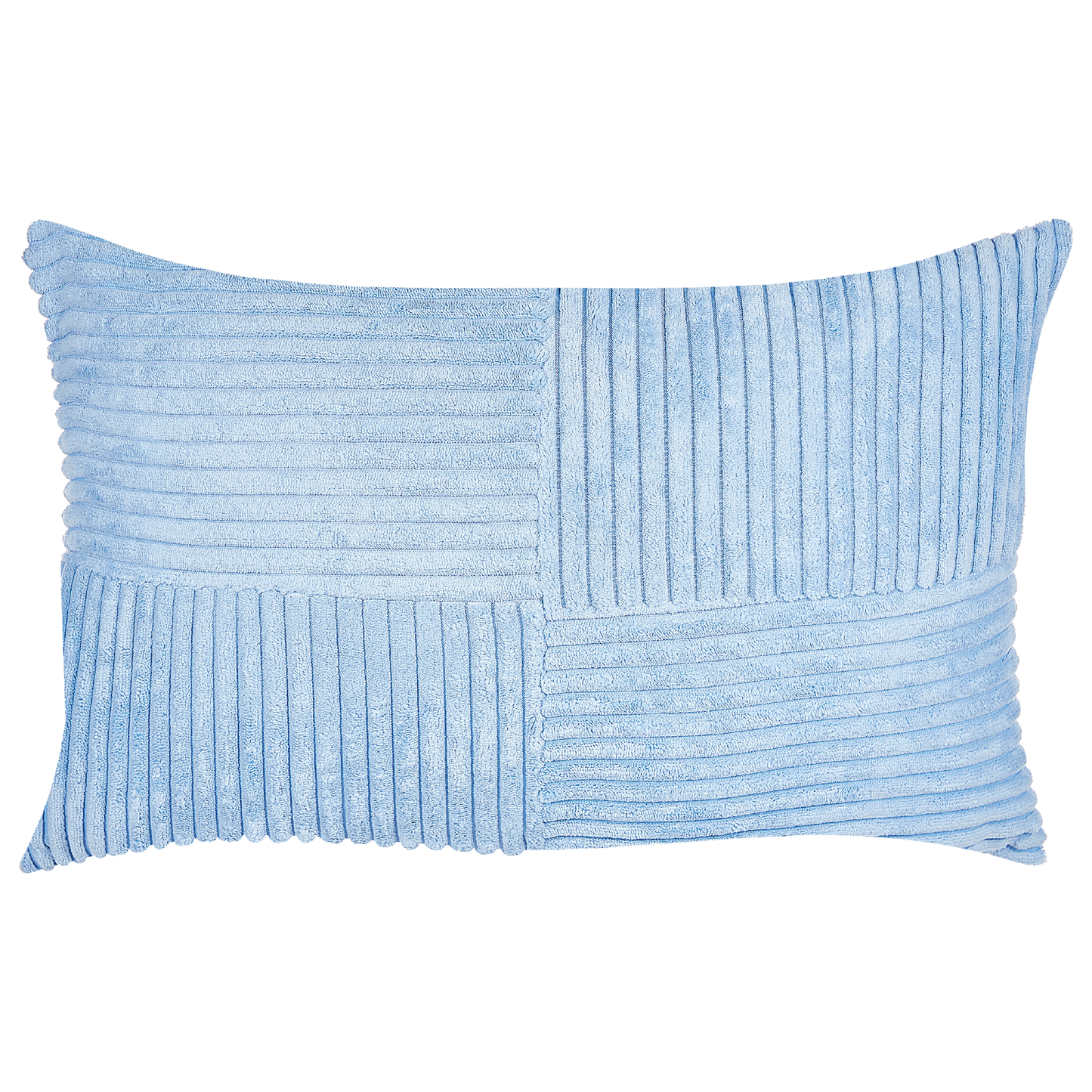 Dekokissen 2er Set MILLET Cord 30 x 50 cm Blau Geometrisches Muster