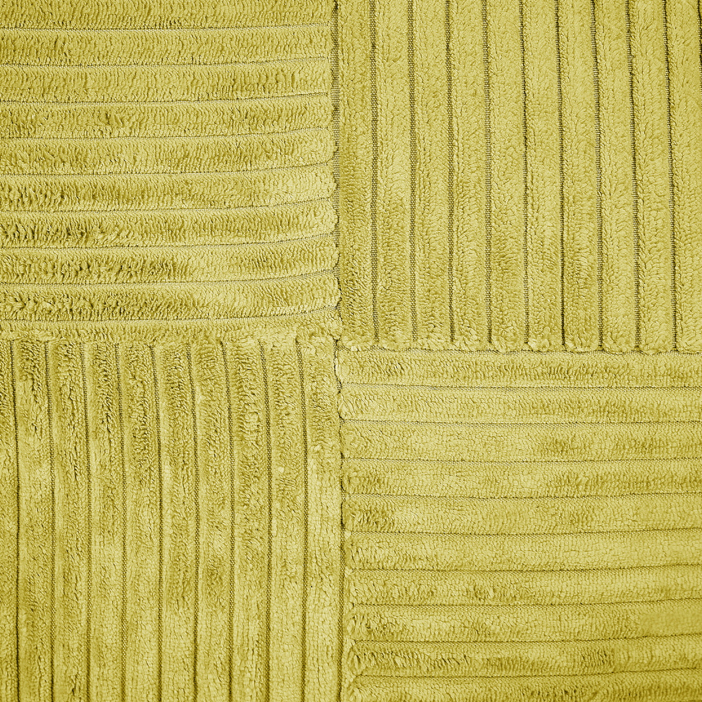 Dekokissen 2er Set MILLET Cord 30 x 50 cm Olivgrün Geometrisches Muster