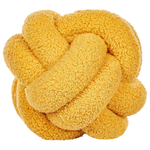 Dekokissen 2er Set MALNI Bouclé 19 x 19 cm Senfgelb Ohne Muster